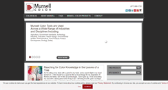 Desktop Screenshot of munsell.com