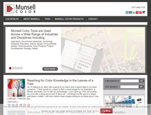 Tablet Screenshot of munsell.com